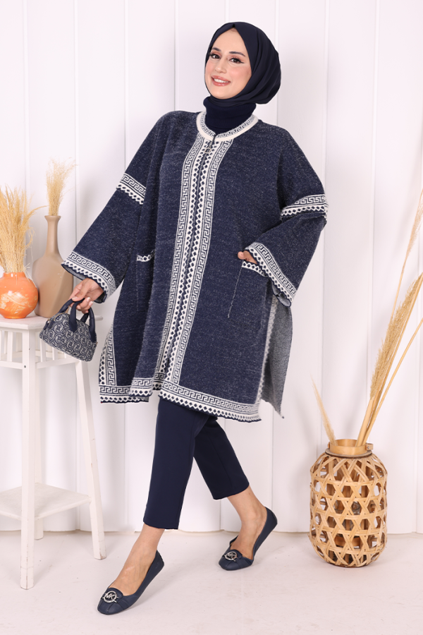 12608 Triko Panço Lacivert - 3