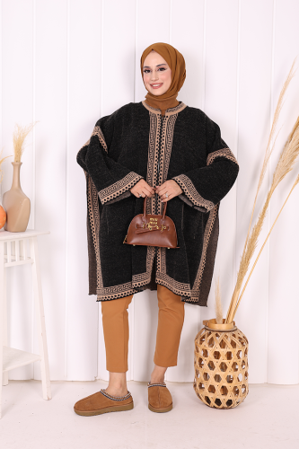 12608 Triko Panço Siyah - 3