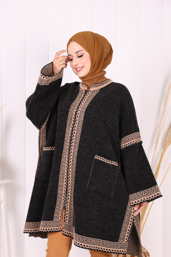 12608 Triko Panço Siyah - 6