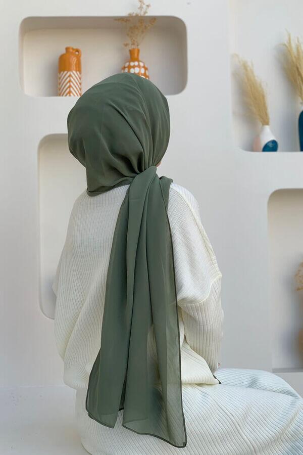 2019 Şifon Şal Mint - 3