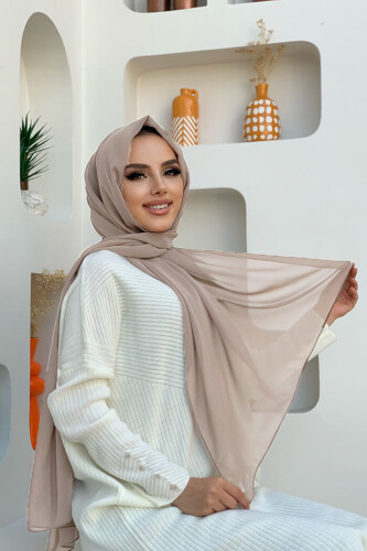 2019 Chiffon Shawl Stone - Bym Fashion