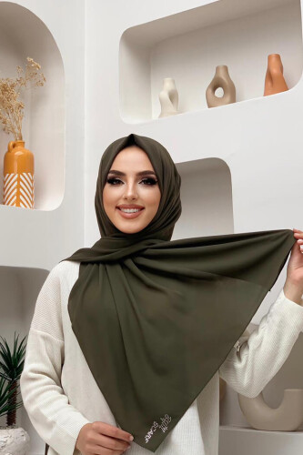 2025 كوين شال كاكي - Bym Fashion (1)