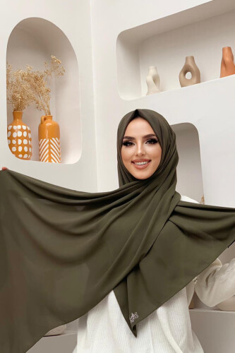 2025 Cwin Shawl Khaki - Bym Fashion