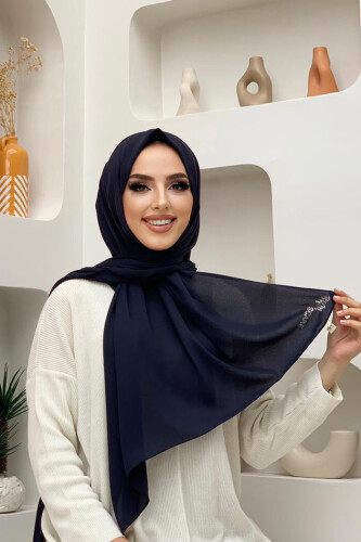 2025 كوين شال البحرية - Bym Fashion (1)