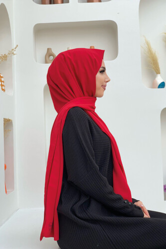 2050 Medine İpeği Şal Bordo - Bym Fashion (1)