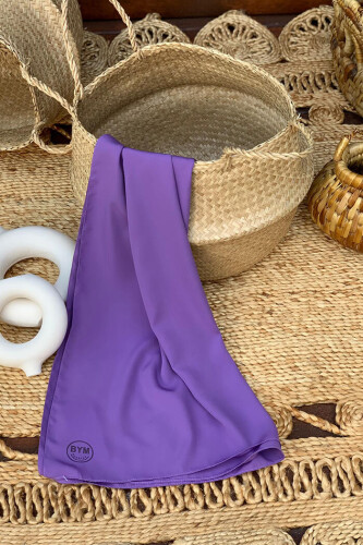 2050 Medina Silk Shawl Lilac - Bym Fashion