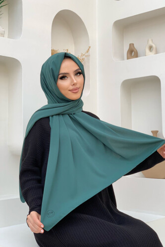 2050 Medine İpeği Şal Zümrüt - Bym Fashion