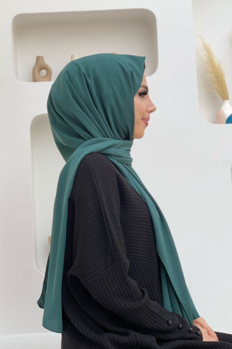 2050 Medine İpeği Şal Zümrüt - Bym Fashion (1)