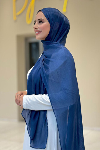 Valentino Şal 2066 Lacivert - Bym Fashion (1)