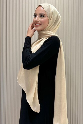 2070 Pamuk Bambu Şal Bej - Bym Fashion (1)