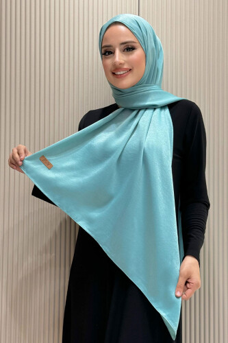2070 Pamuk Bambu Şal Mint - Bym Fashion