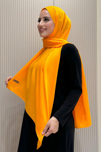 2070 Pamuk Bambu Şal Oranj - Bym Fashion (1)