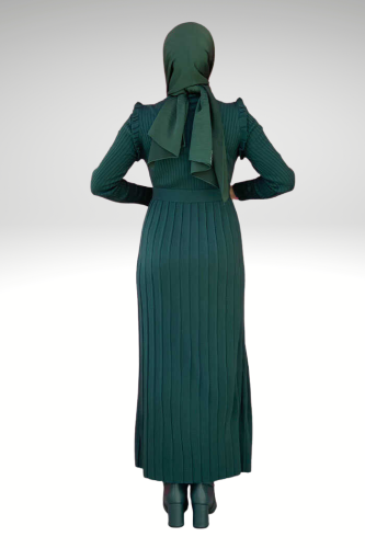 22204 فستان تريكو زمرد - 14