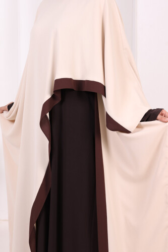 Şeritli Yandan Yırtmaç Detay Uzun Tunik 2742 Taş - 10