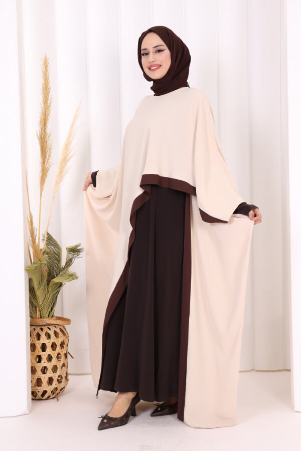 Şeritli Yandan Yırtmaç Detay Uzun Tunik 2742 Taş - 7