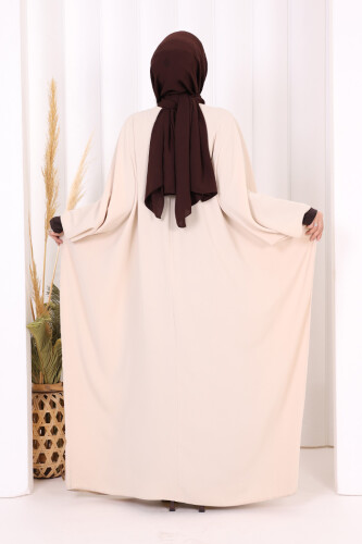 Şeritli Yandan Yırtmaç Detay Uzun Tunik 2742 Taş - 8