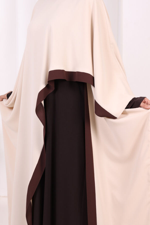 Şeritli Yandan Yırtmaç Detay Uzun Tunik 2742 Taş - 10