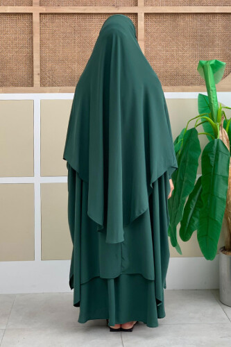 Sufleli Cilbab 6024 Zümrüt - Bym Fashion (1)