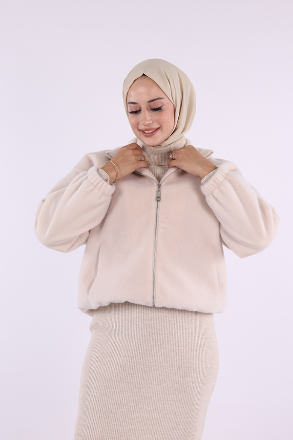 Kısa Angora Mont 70028 Taş - 5