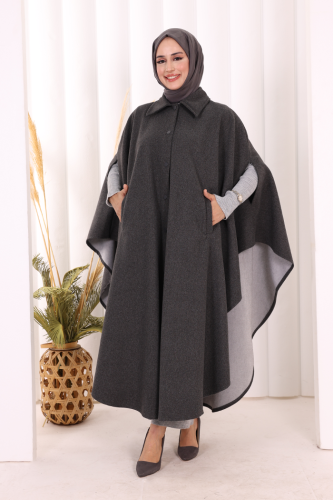 70068 Kaşe Panço Antrasit - Bym Fashion (1)
