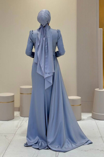 7036 Abiye Gri - Bym Fashion (1)