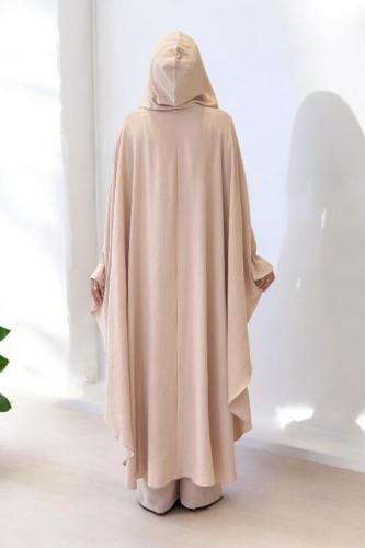 Tunik, Pantolon ve Abaya Üçlü Takım 8663 Taş - Bym Fashion (1)