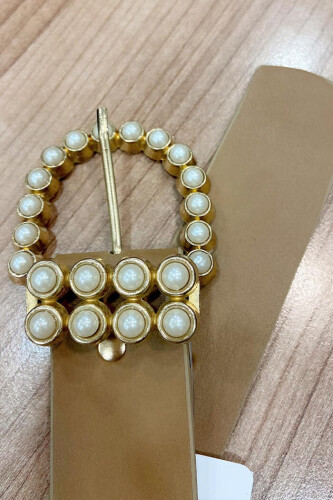 9001 بيرل بوكلي حزام منك - Bym Fashion