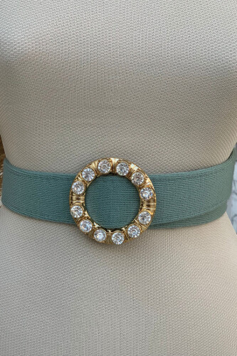 9008 تريكو حزام الحجر النعناع - Bym Fashion (1)