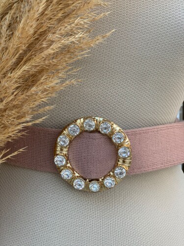 9008 Knitwear Stone Belt Powder - Bym Fashion (1)