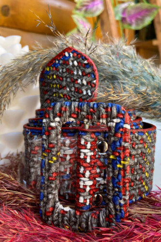 9014 حزام منقوش منقوش - Bym Fashion