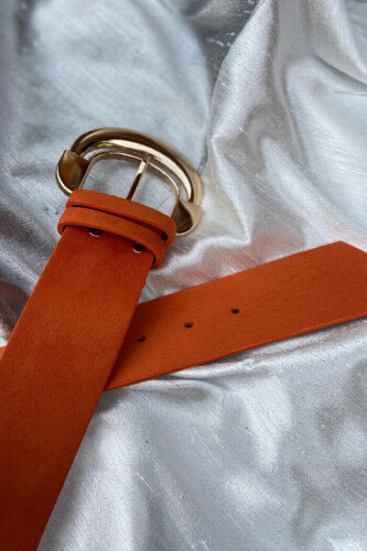 9034 Belt Orange - Bym Fashion