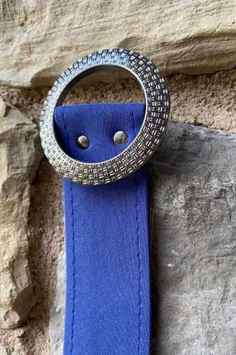 9037 Belt Indigo - Bym Fashion