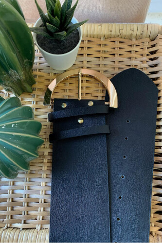 9043 Belt Black - Bym Fashion