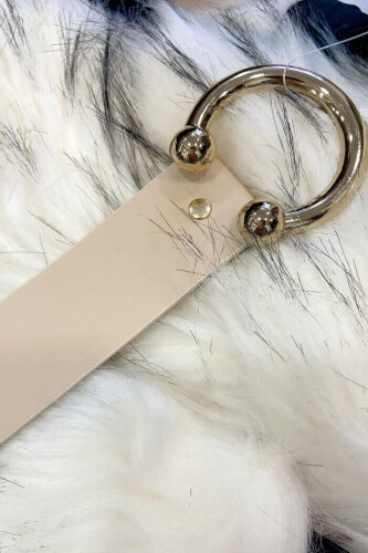 9047 Belt Cream - Bym Fashion