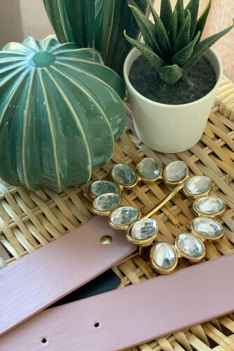 9056 Belt Powder - Bym Fashion