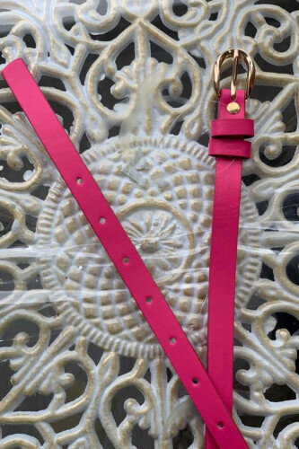 9103 Belt Fuchsia - Bym Fashion