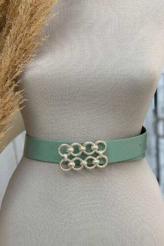 9104 kemer Mint - Bym Fashion