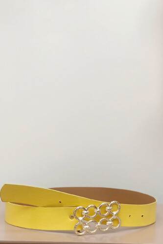 9104 kemer Sarı - Bym Fashion (1)