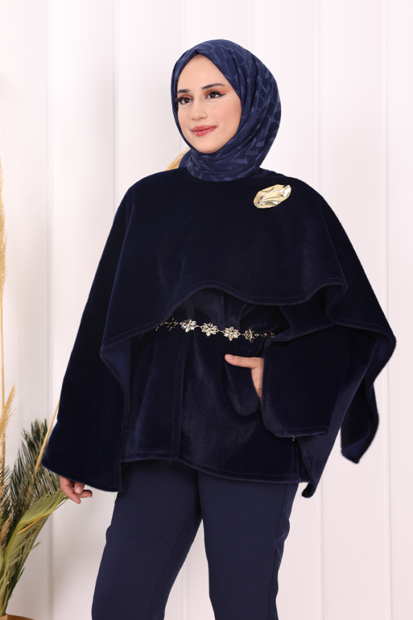 Atkı Detay Panço 70061 Lacivert - 5