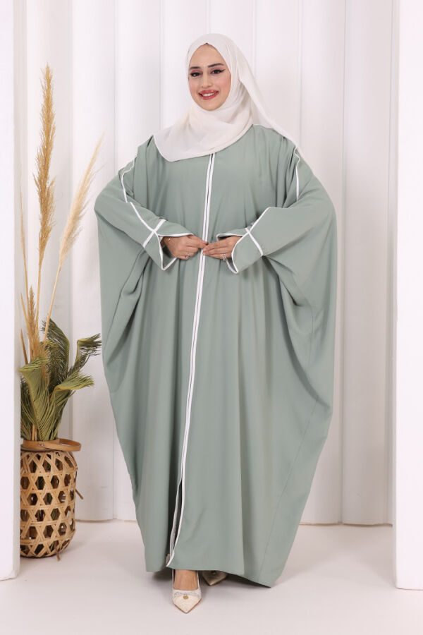 Fermuarlı Yarasakol Ferace 6002 Mint - 1