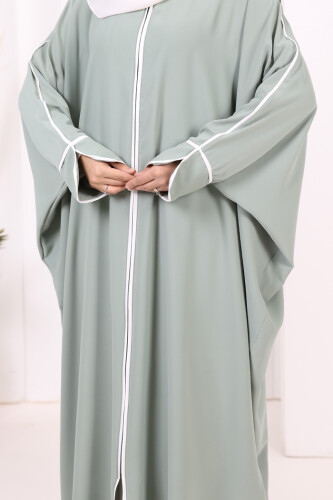 Fermuarlı Yarasakol Ferace 6002 Mint - 7