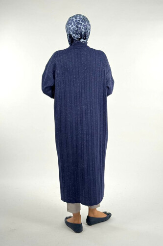 Fitilli Triko Tunik 18302 Lacivert - Bym Fashion (1)