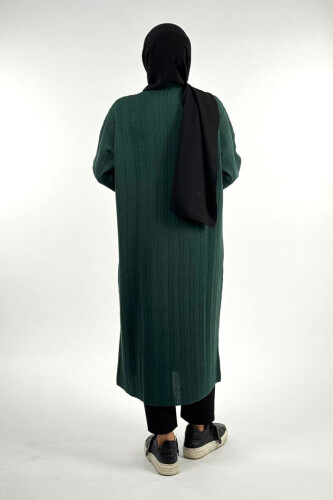 Fitilli Triko Tunik 18302 Zümrüt - Bym Fashion (1)