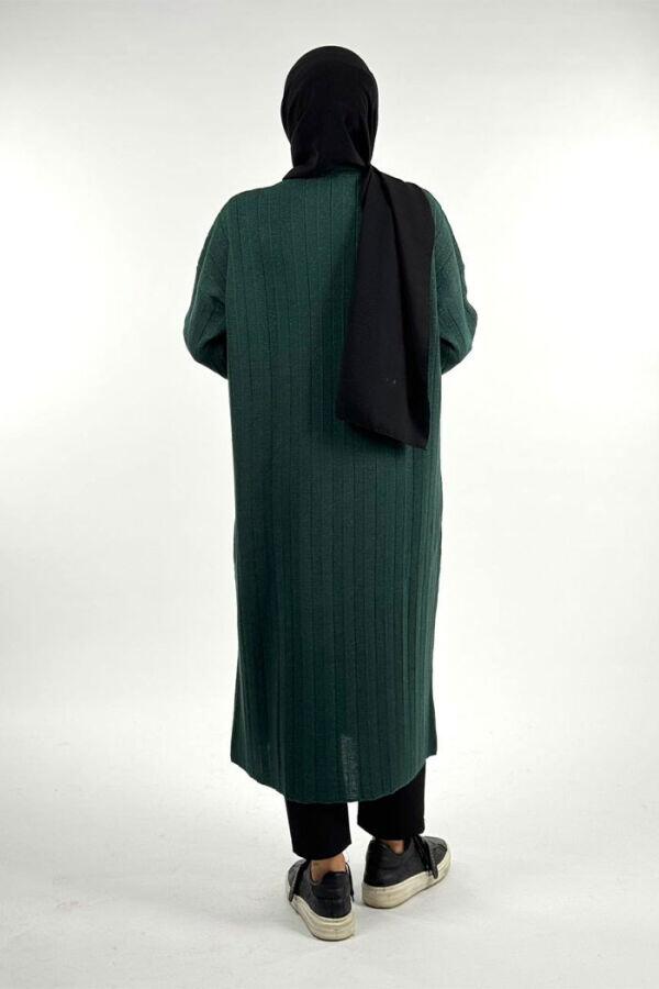 Fitilli Triko Tunik 18302 Zümrüt - 2