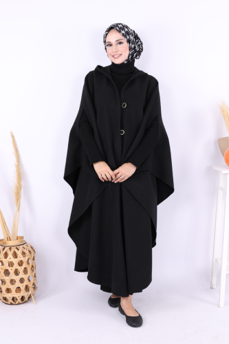 Kaşe Panço 70037 Siyah - Bym Fashion (1)