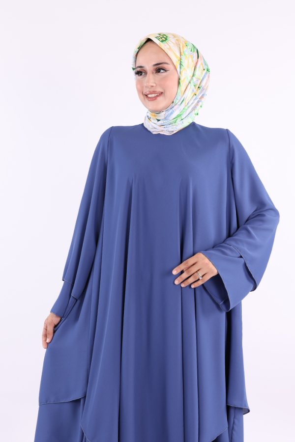 Kat Detaylı Tunik 3988 İndigo - 5