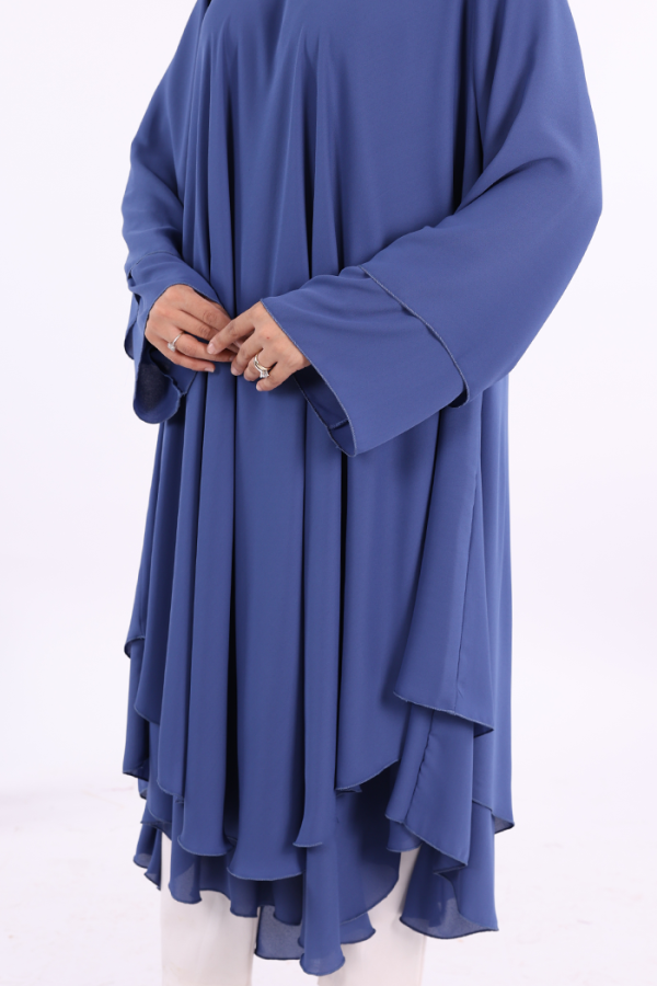 Kat Detaylı Tunik 3988 İndigo - 6