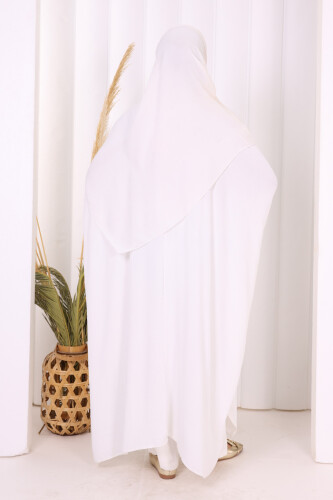 Kol Düğme Detaylı Tunik Pantolon İkili Takım 8688 Ekru - 14