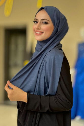 Penye Şal 2069 Lacivert - Bym Fashion (1)