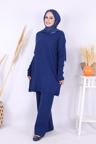 Triko Tunik Pantolon Takım 17035 Lacivert - 2